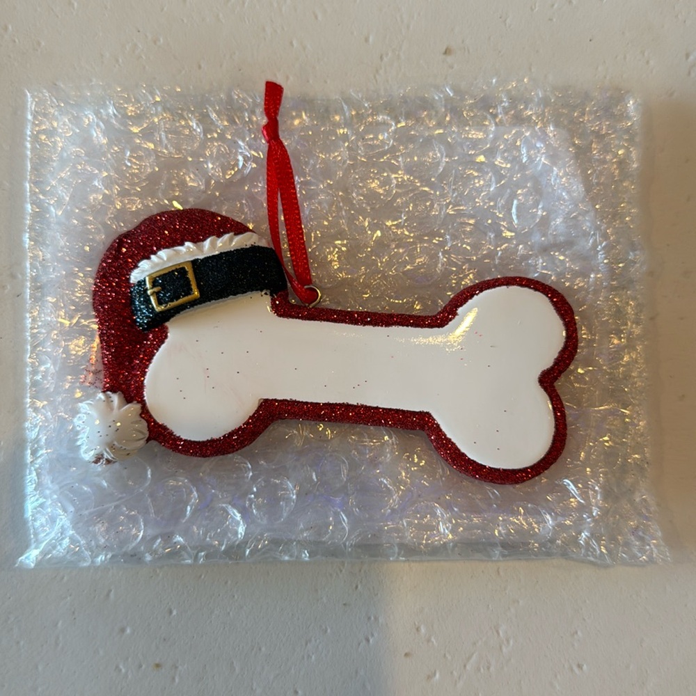 Polar X Personalized Dog New Member Bone Ornament New
